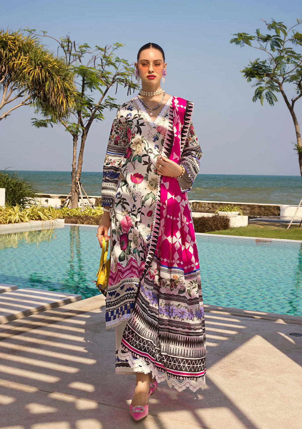 Elaf Premium | Prints Collection 2024 | EOP-06A AMARI MUSE - House Of Anaya