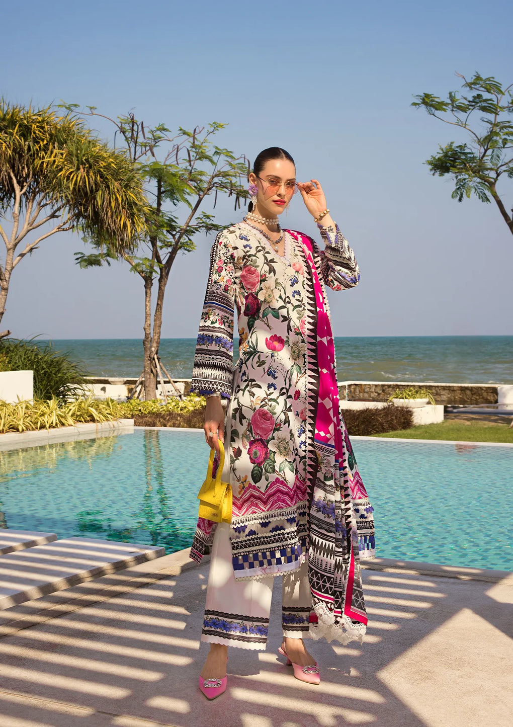 Elaf Premium | Prints Collection 2024 | EOP-06A AMARI MUSE - House Of Anaya