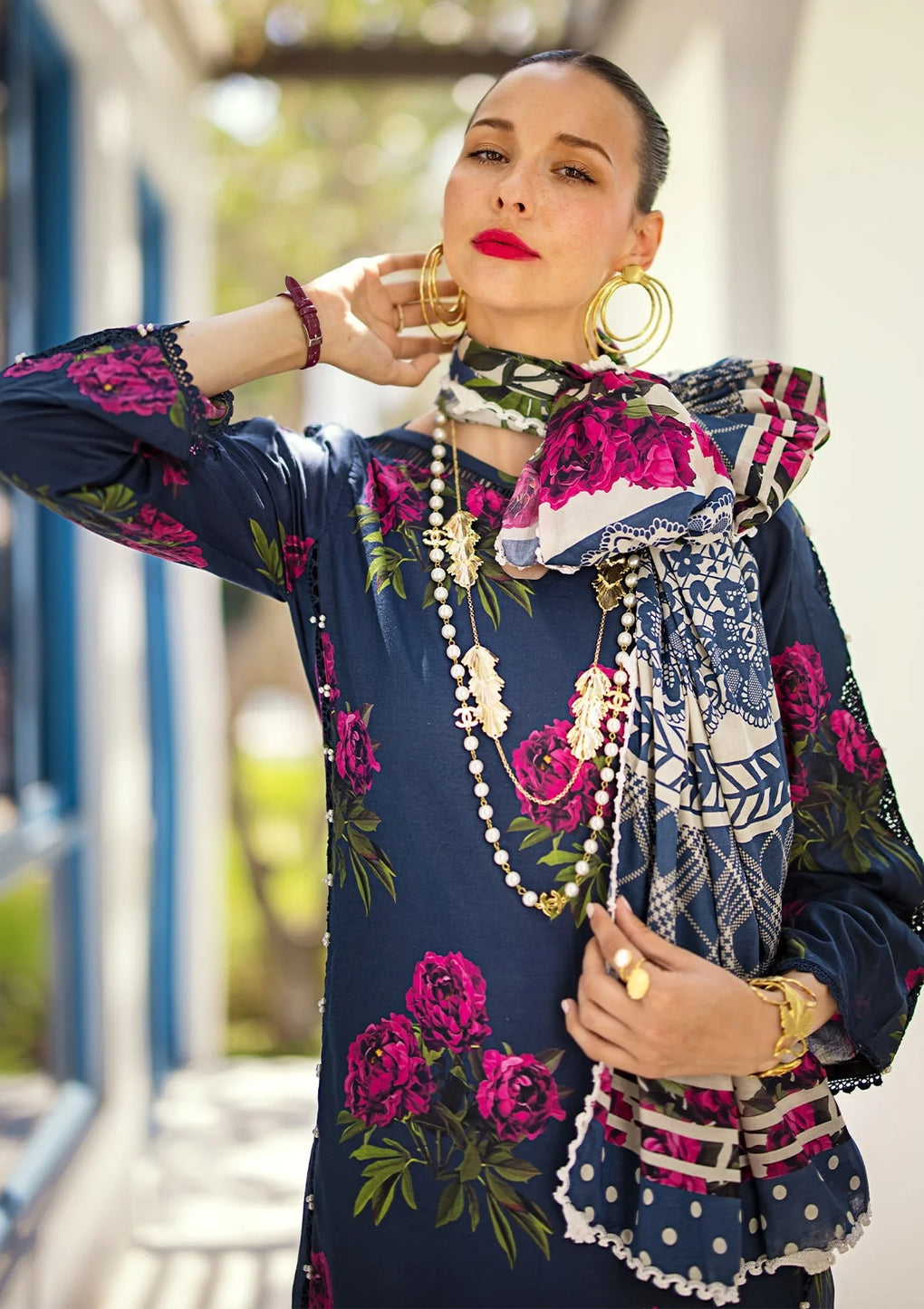 Elaf Premium | Prints Collection 2024 | EOP-03B PATTAYA POISE - House Of Anaya