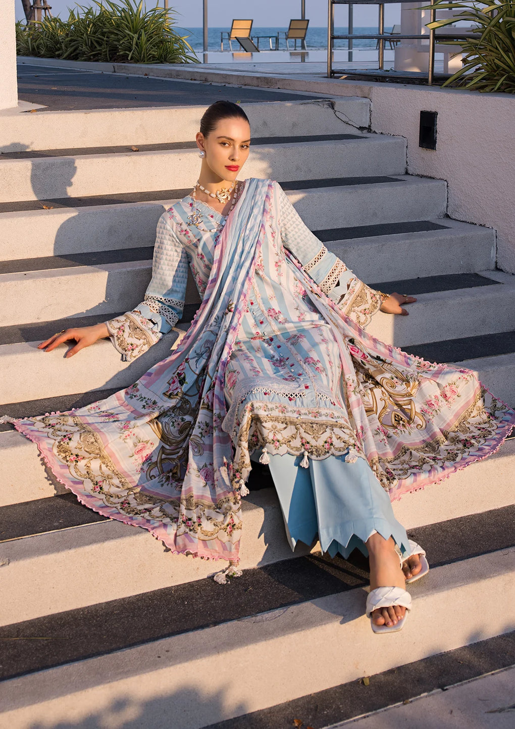 Elaf Premium | Prints Collection 2024 | EOP-04B MARLENE - House Of Anaya