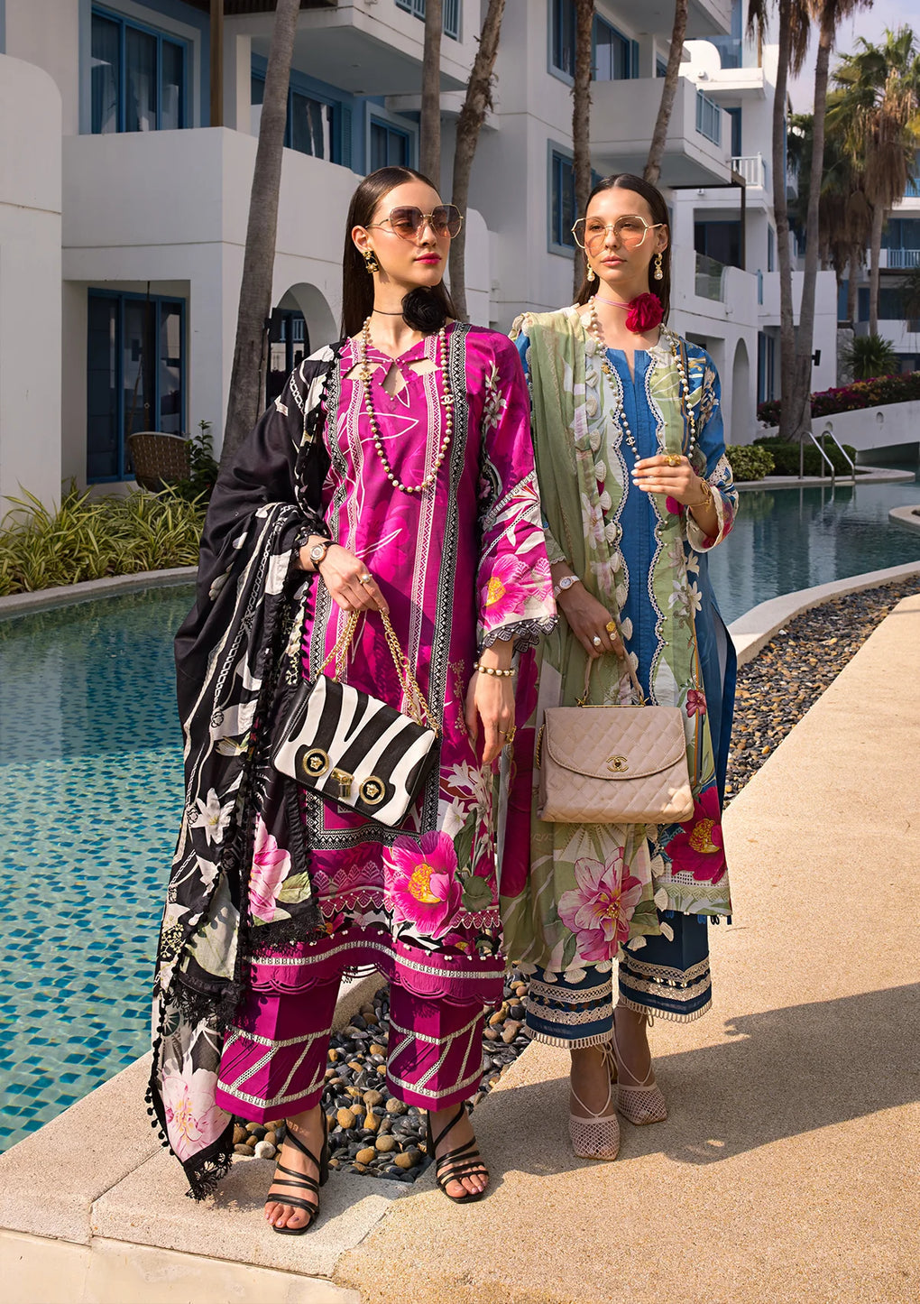 Elaf Premium | Prints Collection 2024 | EOP-08A PETUNIA - House Of Anaya