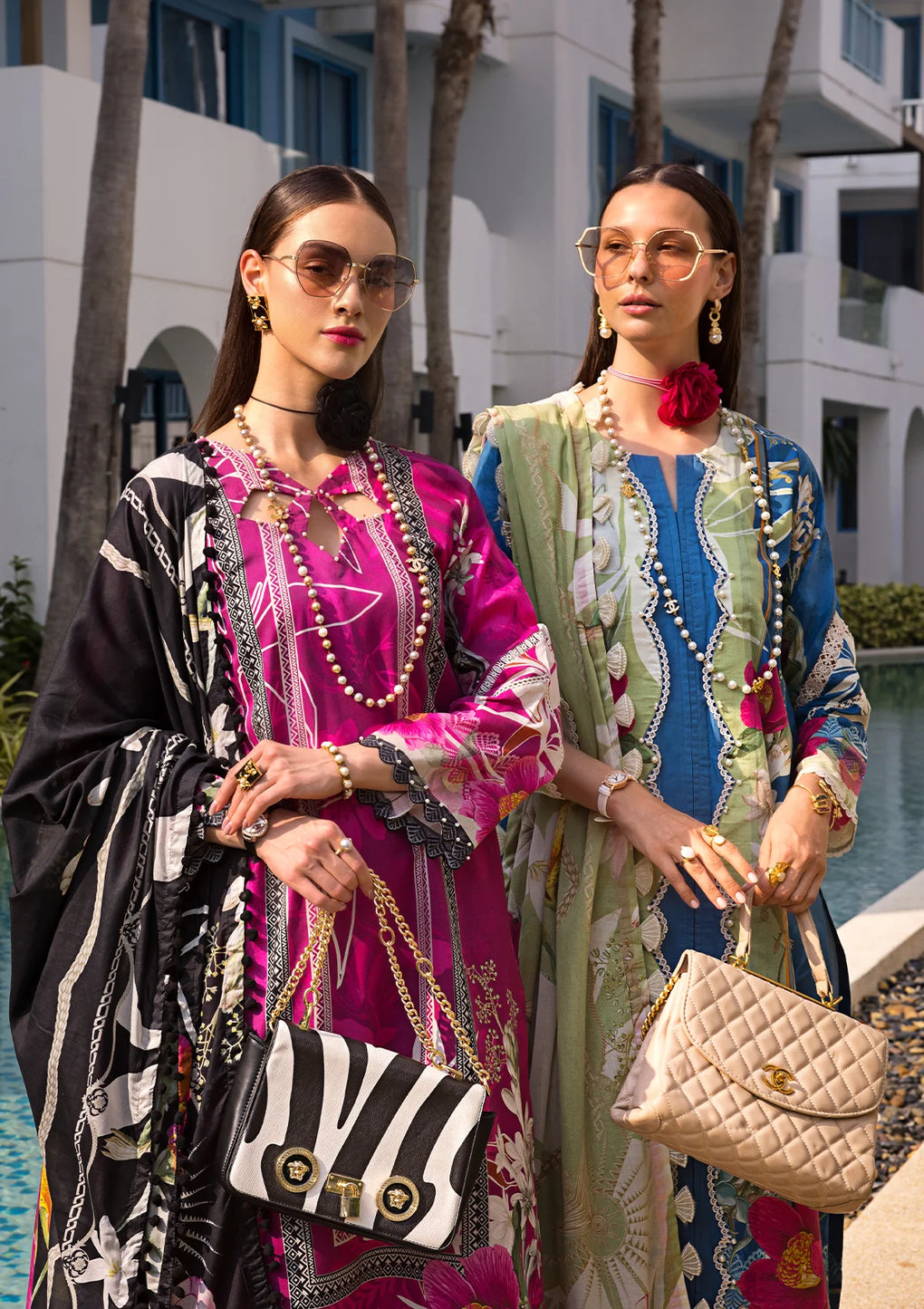 Elaf Premium | Prints Collection 2024 | EOP-08A PETUNIA - House Of Anaya
