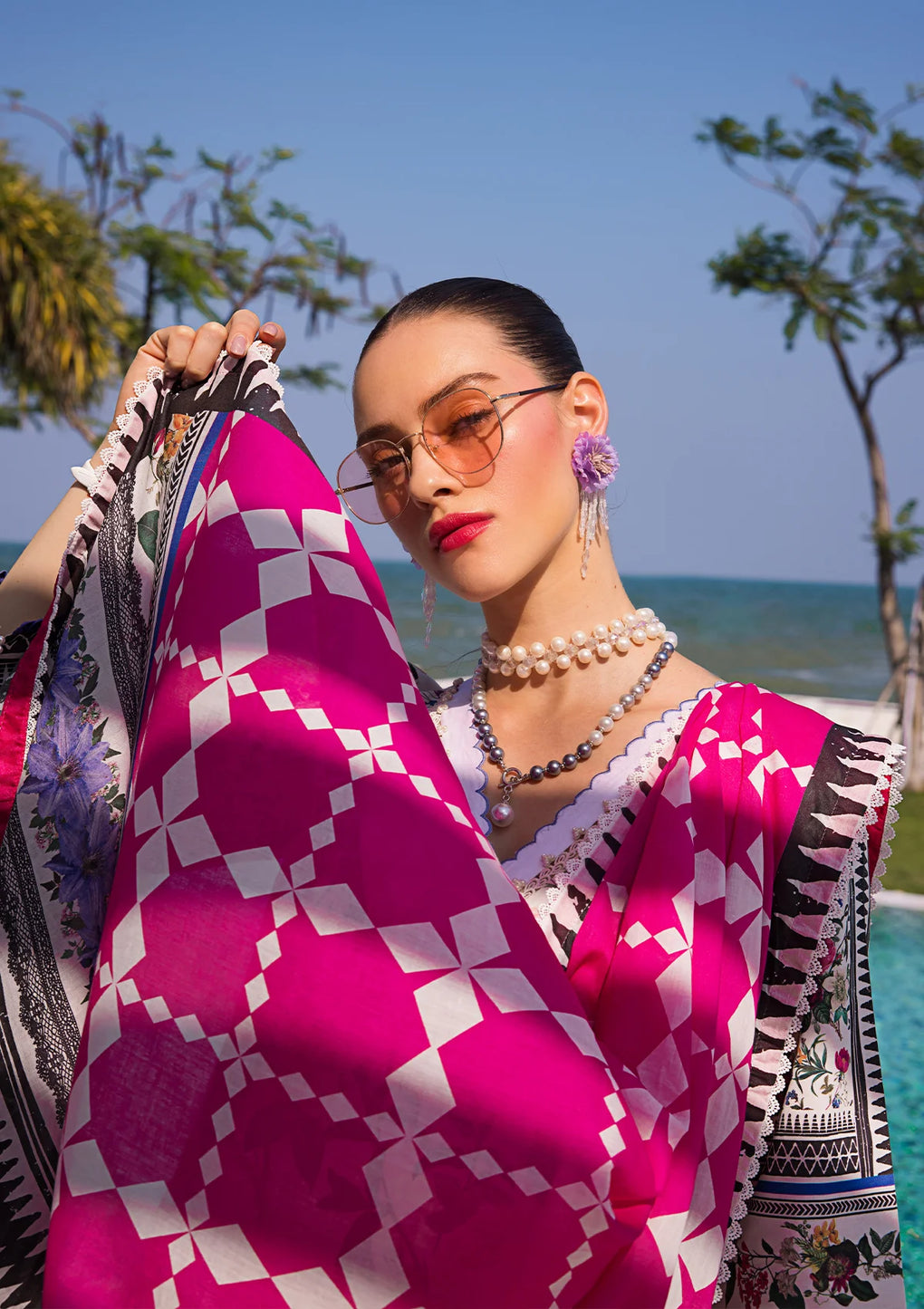 Elaf Premium | Prints Collection 2024 | EOP-06A AMARI MUSE - House Of Anaya