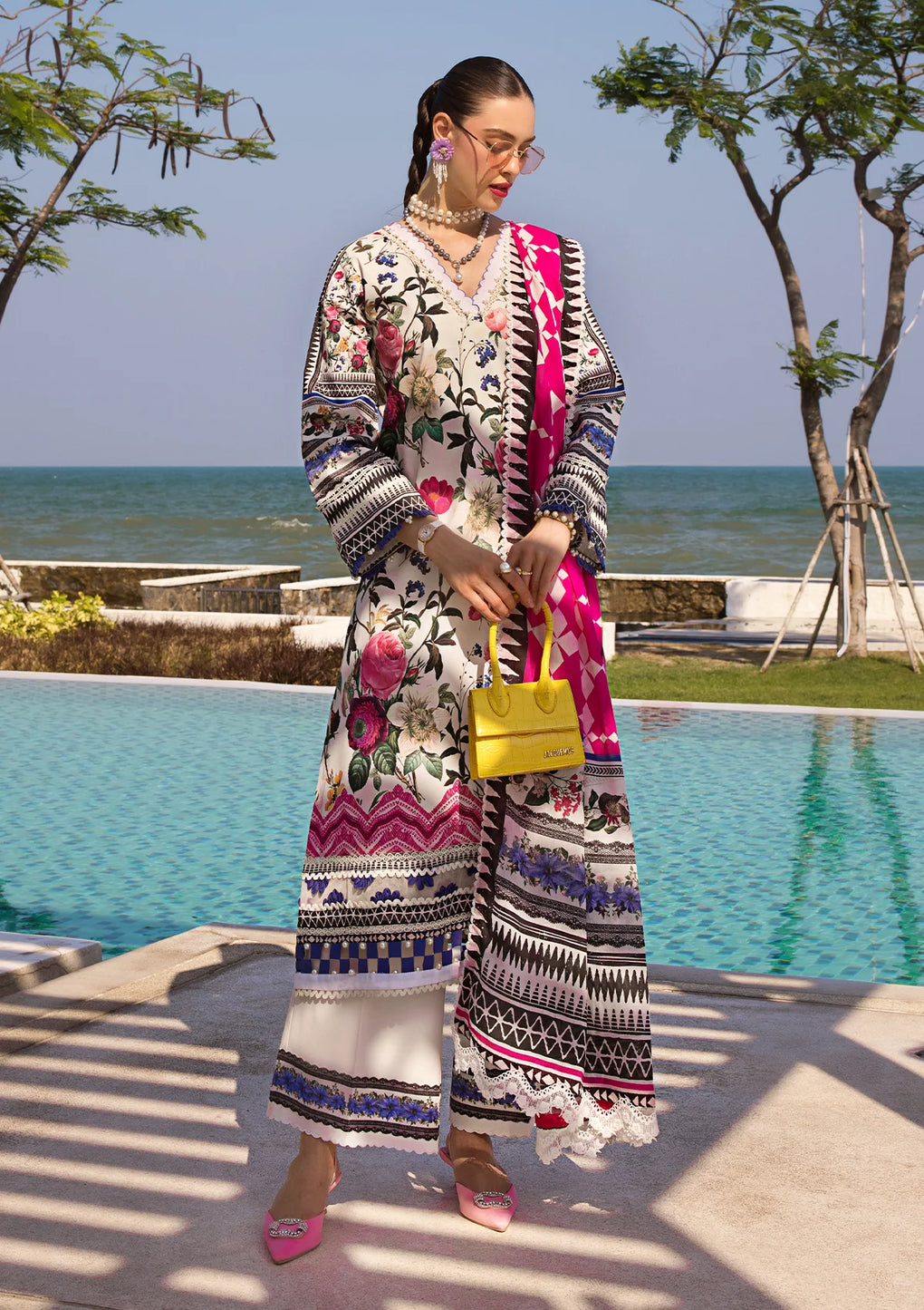 Elaf Premium | Prints Collection 2024 | EOP-06A AMARI MUSE - House Of Anaya
