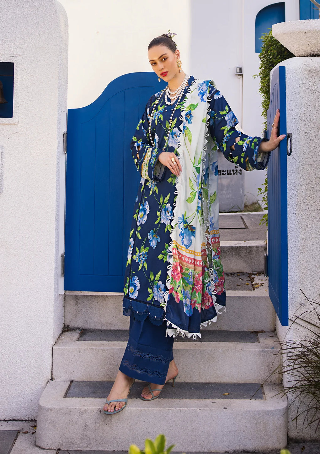 Elaf Premium | Prints Collection 2024 | EOP-05B RUNE MAVIS - House Of Anaya