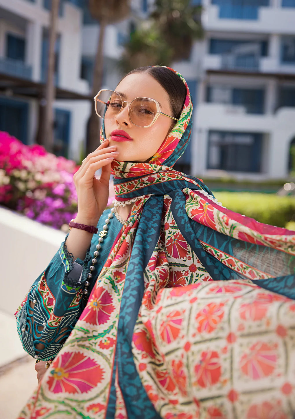 Elaf Premium | Prints Collection 2024 | EOP-07A FAUNA - House Of Anaya