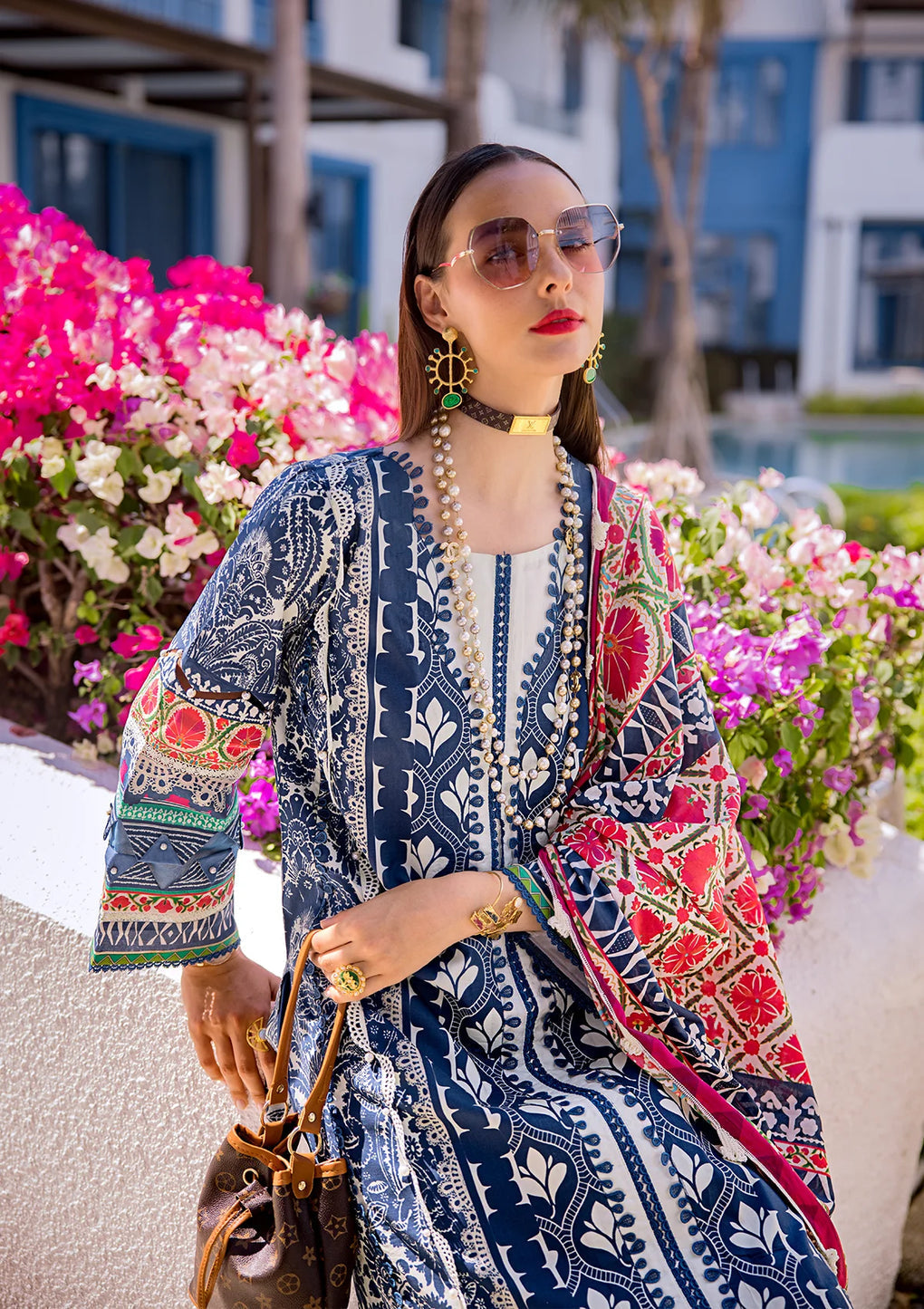 Elaf Premium | Prints Collection 2024 | EOP-07B ELNAZ - House Of Anaya
