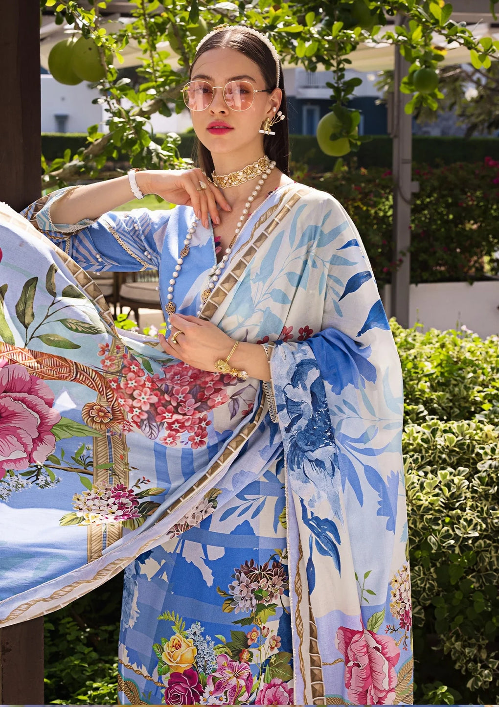 Elaf Premium | Prints Collection 2024 | EOP-01B DARIS - House Of Anaya