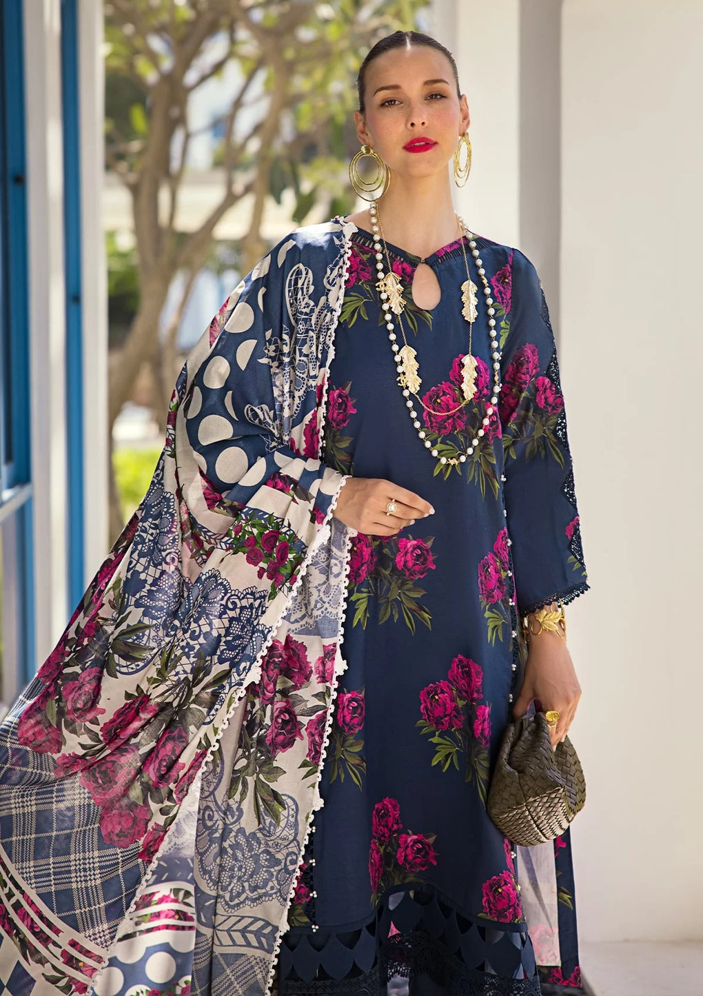 Elaf Premium | Prints Collection 2024 | EOP-03B PATTAYA POISE - House Of Anaya