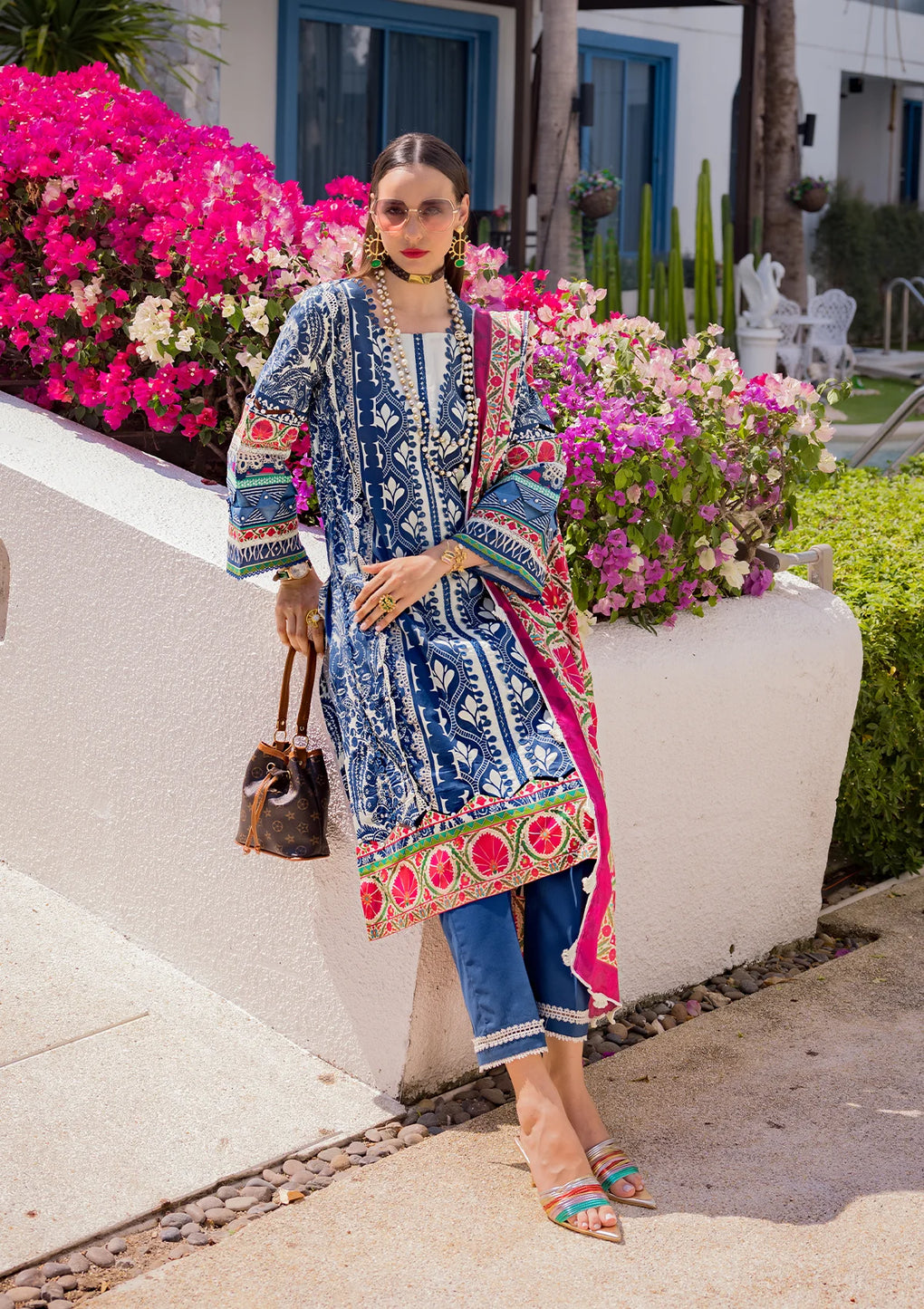 Elaf Premium | Prints Collection 2024 | EOP-07B ELNAZ - House Of Anaya