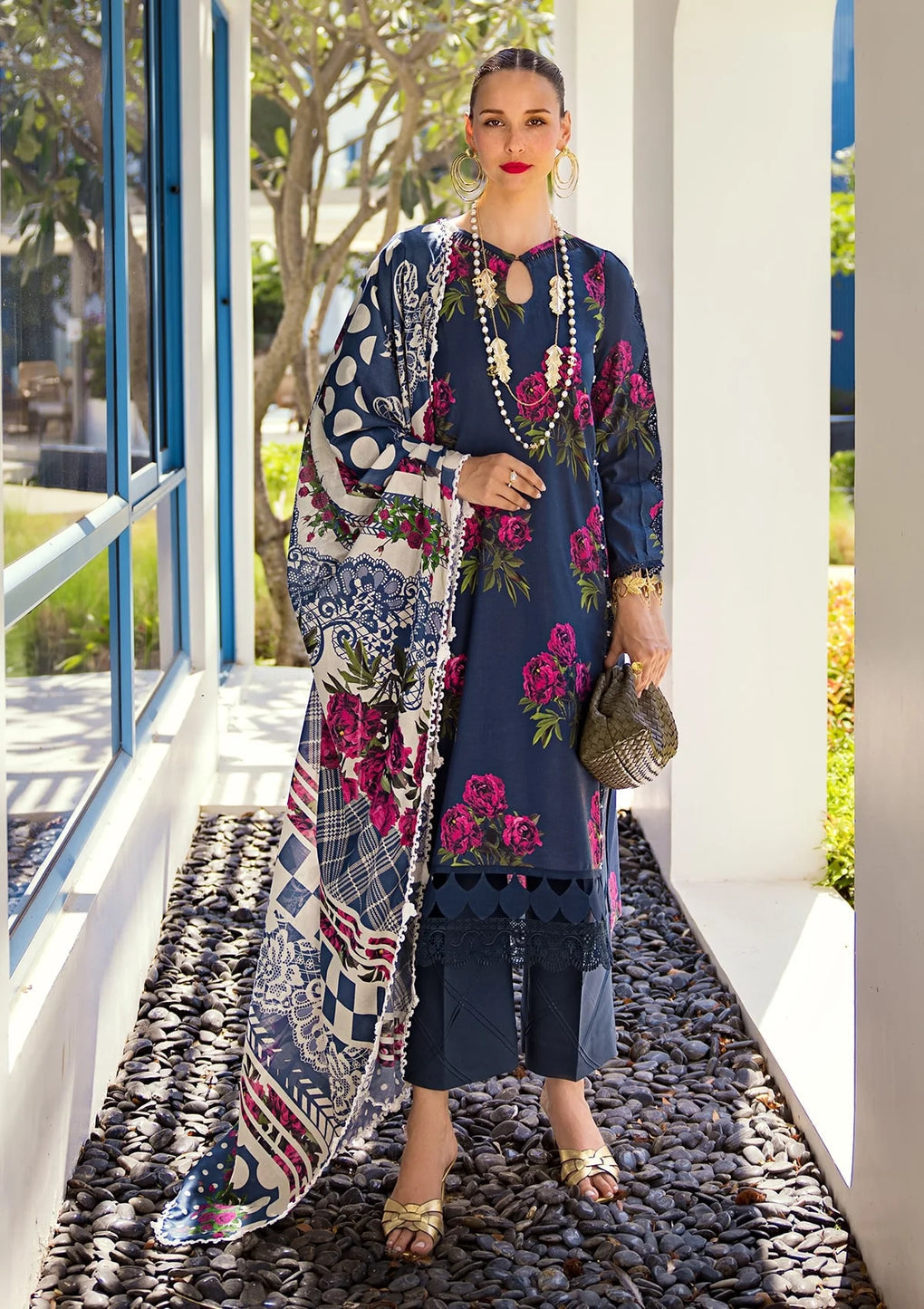 Elaf Premium | Prints Collection 2024 | EOP-03B PATTAYA POISE - House Of Anaya