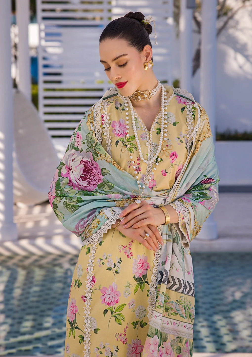 Elaf Premium | Prints Collection 2024 | EOP-02B HUAHIN CHIC - House Of Anaya