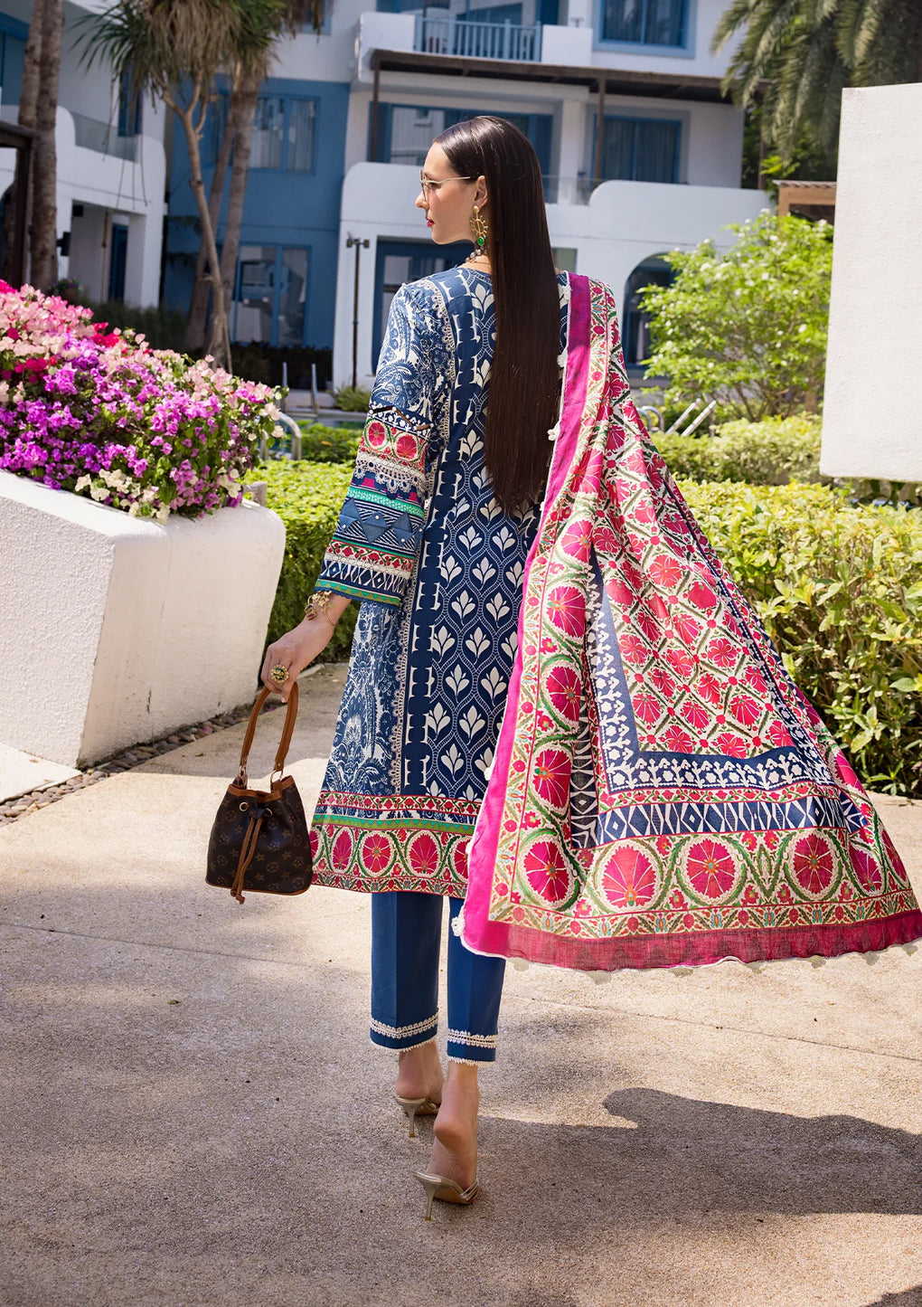 Elaf Premium | Prints Collection 2024 | EOP-07B ELNAZ - House Of Anaya