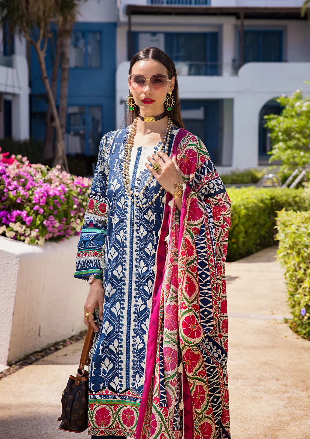 Elaf Premium | Prints Collection 2024 | EOP-07B ELNAZ - House Of Anaya