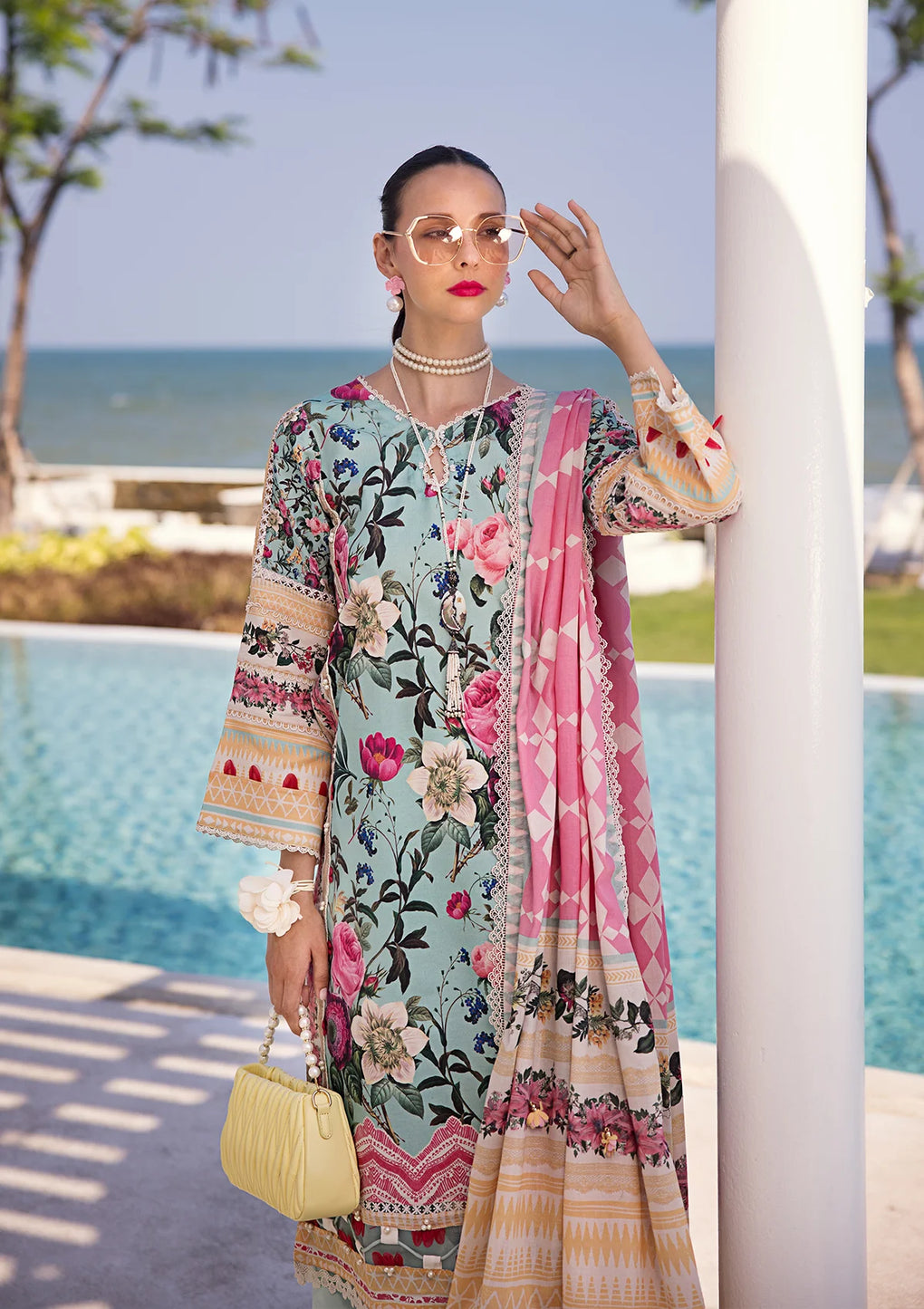 Elaf Premium | Prints Collection 2024 | EOP-06B FREYA - House Of Anaya