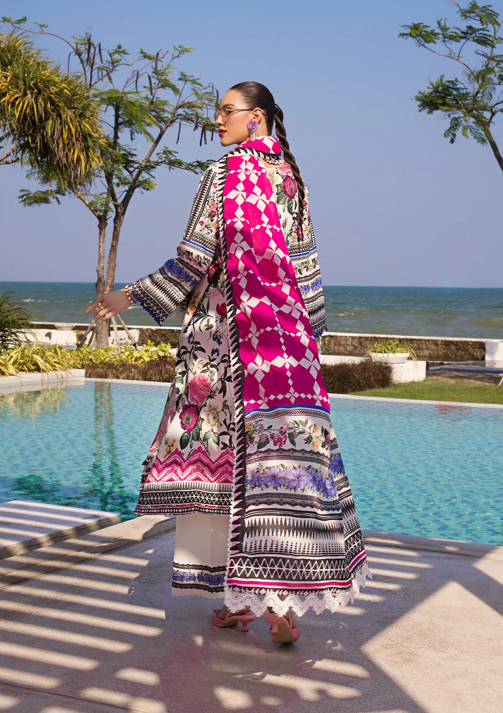 Elaf Premium | Prints Collection 2024 | EOP-06A AMARI MUSE - House Of Anaya