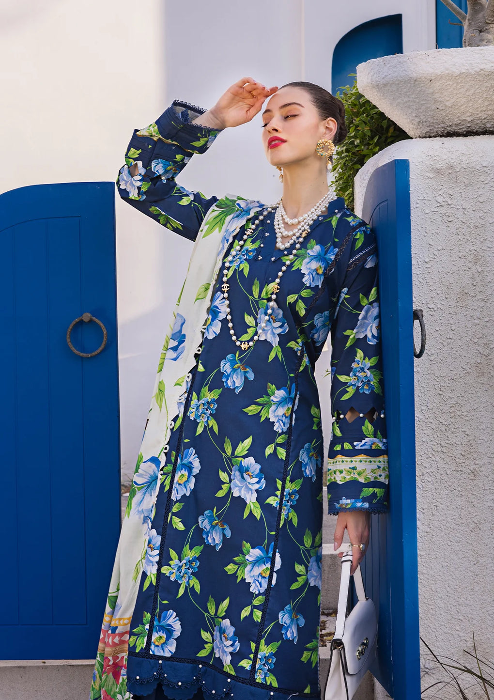 Elaf Premium | Prints Collection 2024 | EOP-05B RUNE MAVIS - House Of Anaya