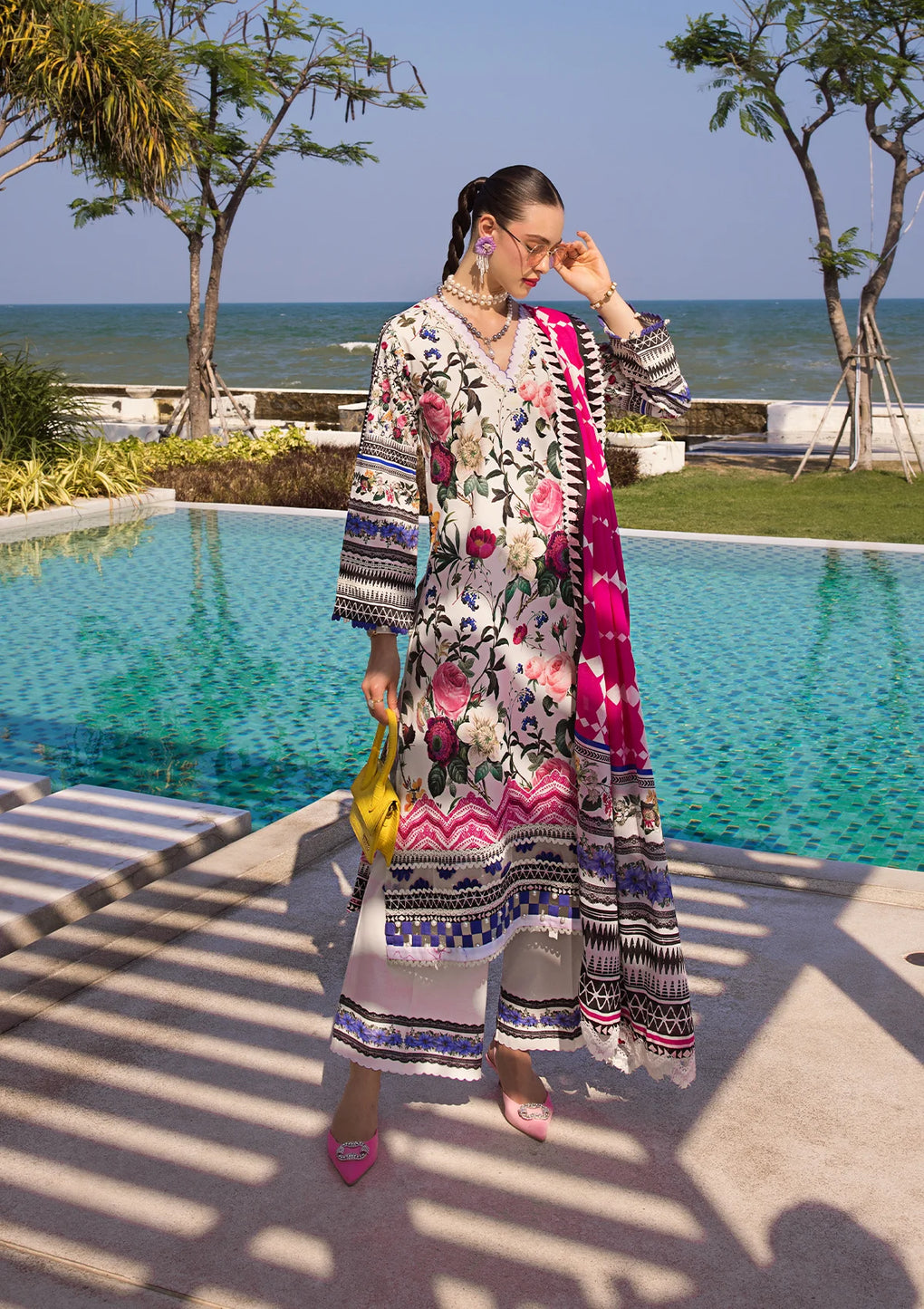 Elaf Premium | Prints Collection 2024 | EOP-06A AMARI MUSE - House Of Anaya