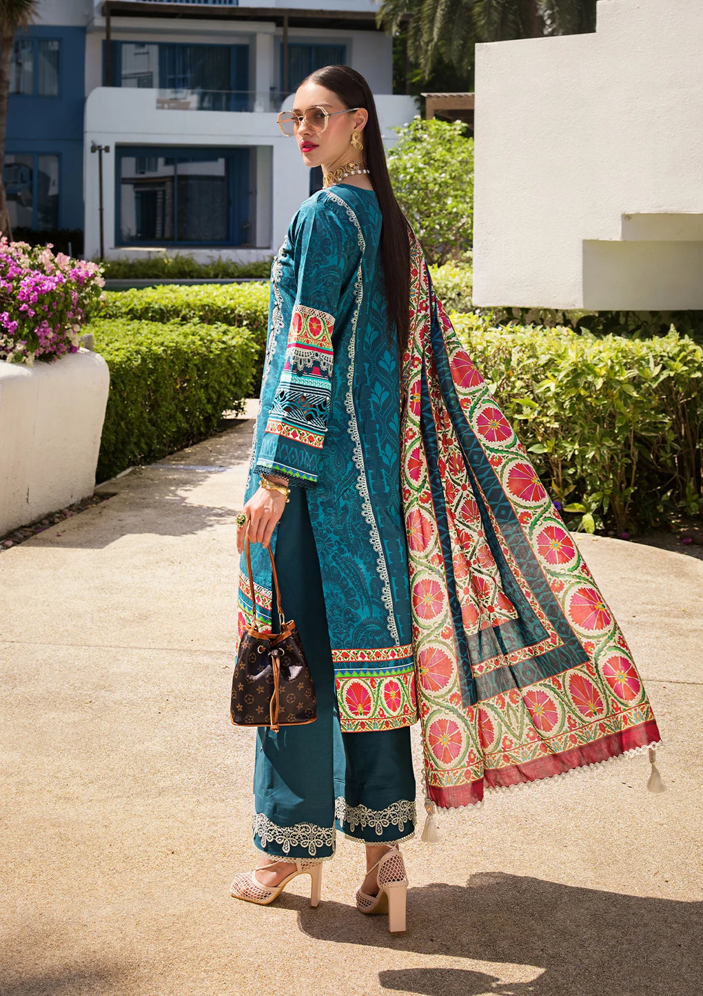 Elaf Premium | Prints Collection 2024 | EOP-07A FAUNA - House Of Anaya