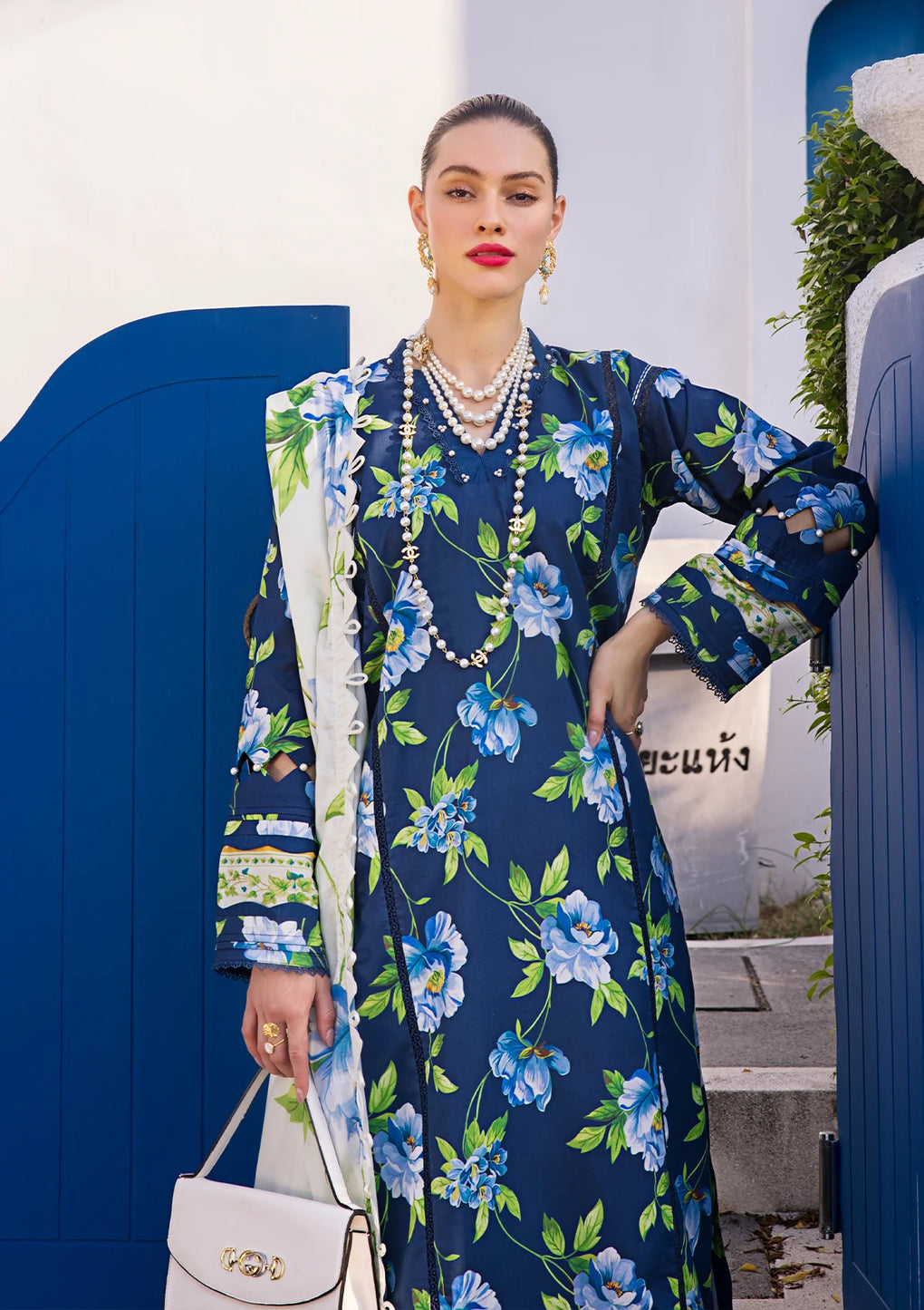 Elaf Premium | Prints Collection 2024 | EOP-05B RUNE MAVIS - House Of Anaya