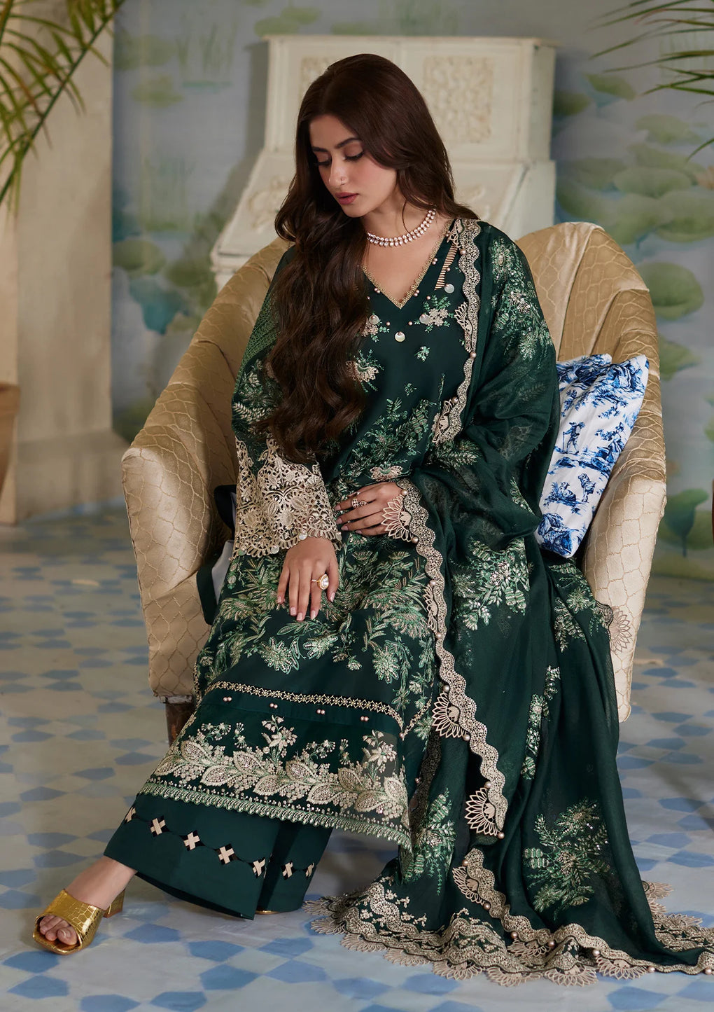 Elaf Premium | Eid Edit 2024 | ELE-07 ZARIA - House Of Anaya