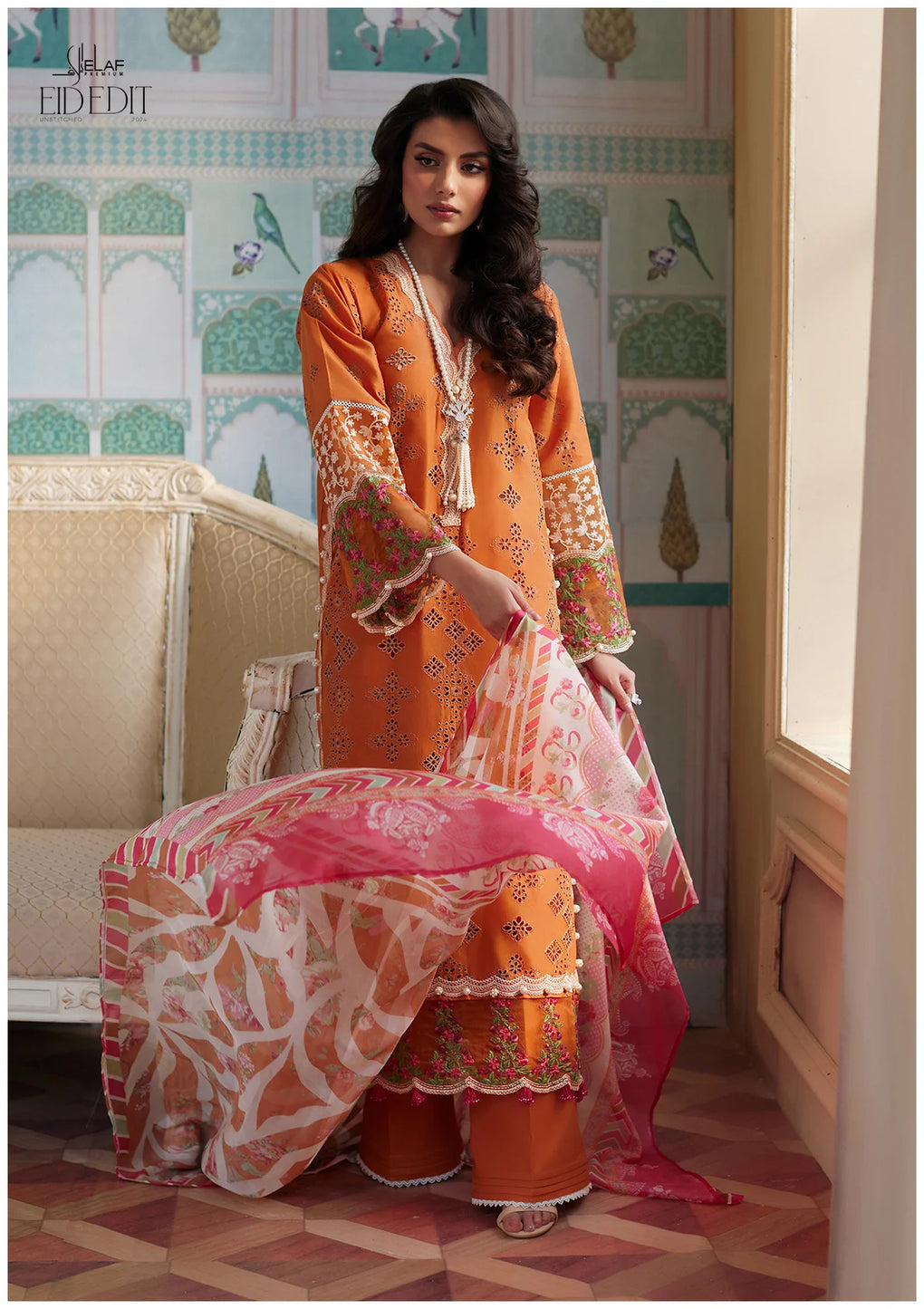 Elaf Premium | Eid Edit 2024 | ELE-09 ELNAZ - House Of Anaya