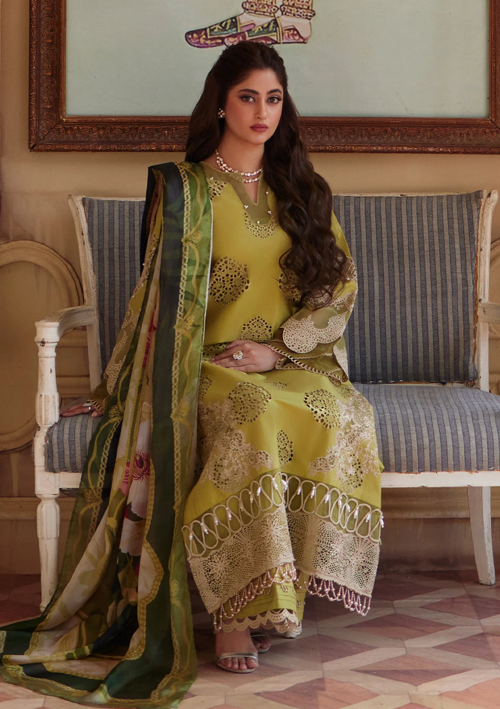 Elaf Premium | Eid Edit 2024 | ELE-05 MEENAH - House Of Anaya