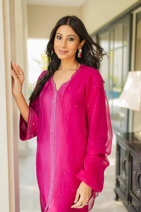 Jeem | Luxury Pret | ELSA PINK - House of Zarish