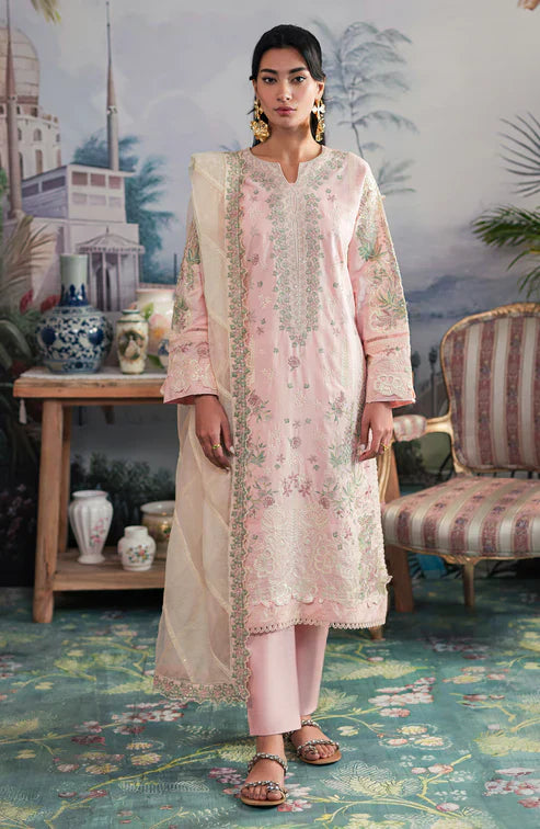 Emaan Adeel | Ayra Luxury Lawn 24 | AR-01 - House Of Anaya