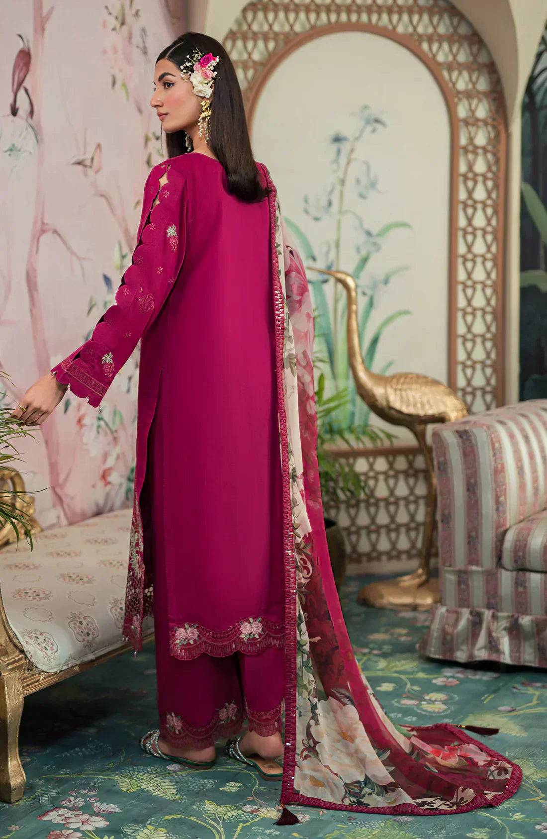 Emaan Adeel | Ayra Luxury Lawn 24 | AR-04 - House Of Anaya