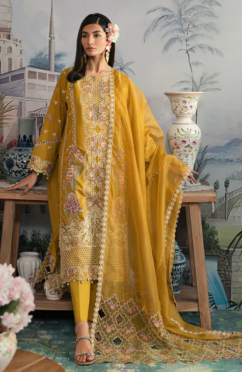 Emaan Adeel | Ayra Luxury Lawn 24 | AR-06 - House Of Anaya