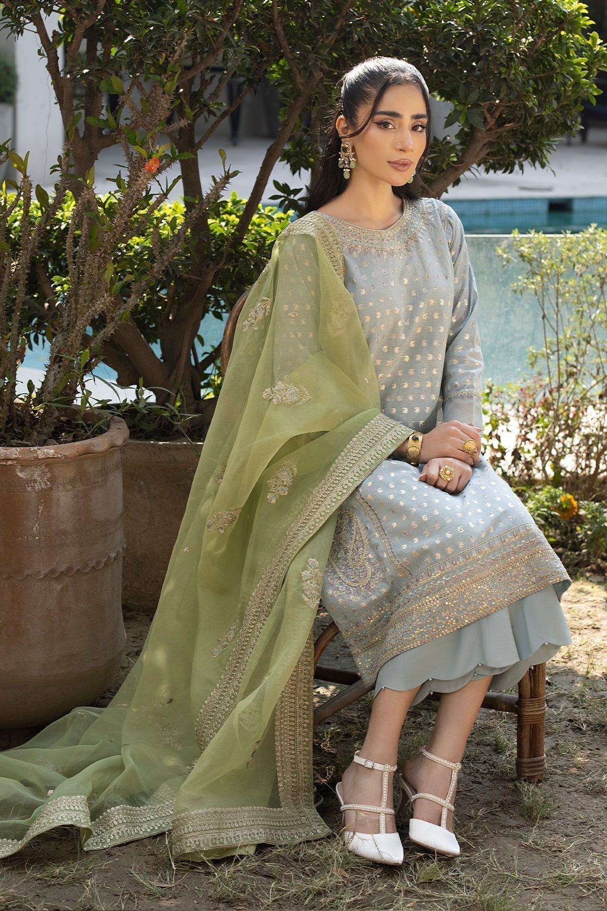 Erum Khan | Shahzeen Eid Collection | DOVE - House Of Anaya