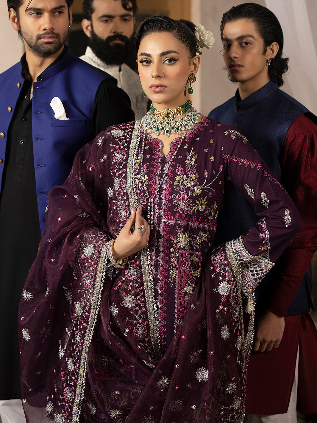 Mahnur | Mahrukh Luxury Lawn 24 | ESME - House of Zarish