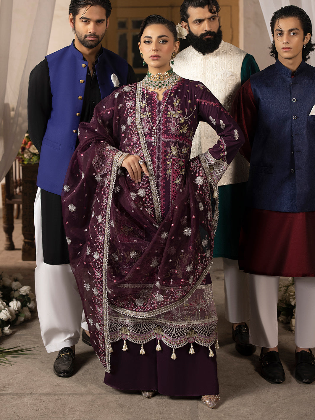 Mahnur | Mahrukh Luxury Lawn 24 | ESME - House of Zarish