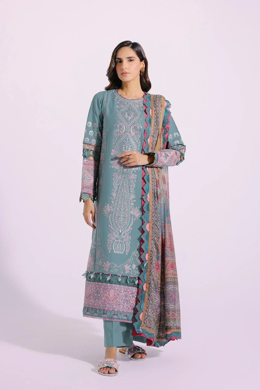 Ethnic | Rozana Collection SS 24 | E0406/203/718 - House Of Anaya