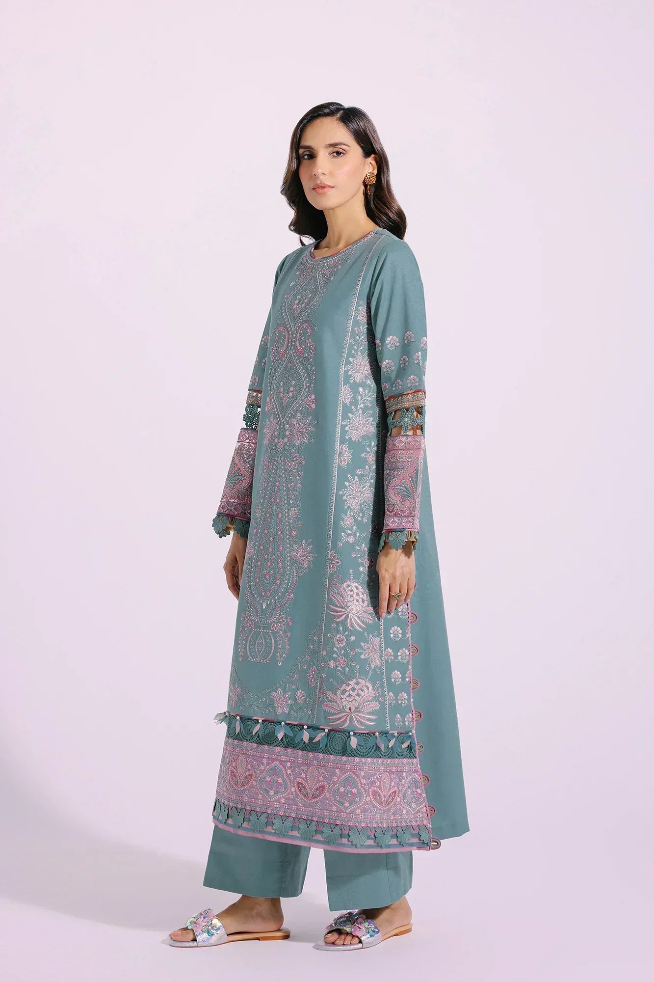Ethnic | Rozana Collection SS 24 | E0406/203/718 - House Of Anaya