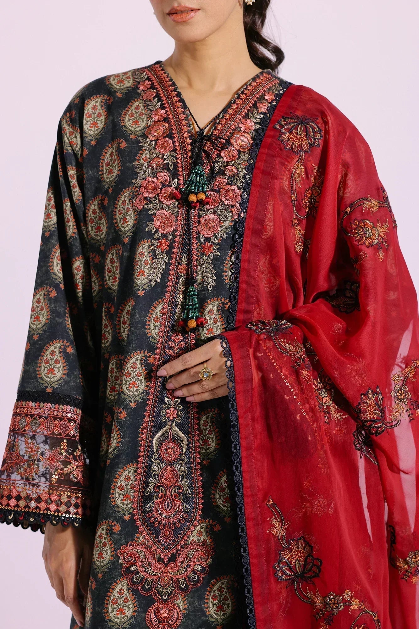 Ethnic | Rozana Collection SS 24 | E0414/203/116 - House Of Anaya