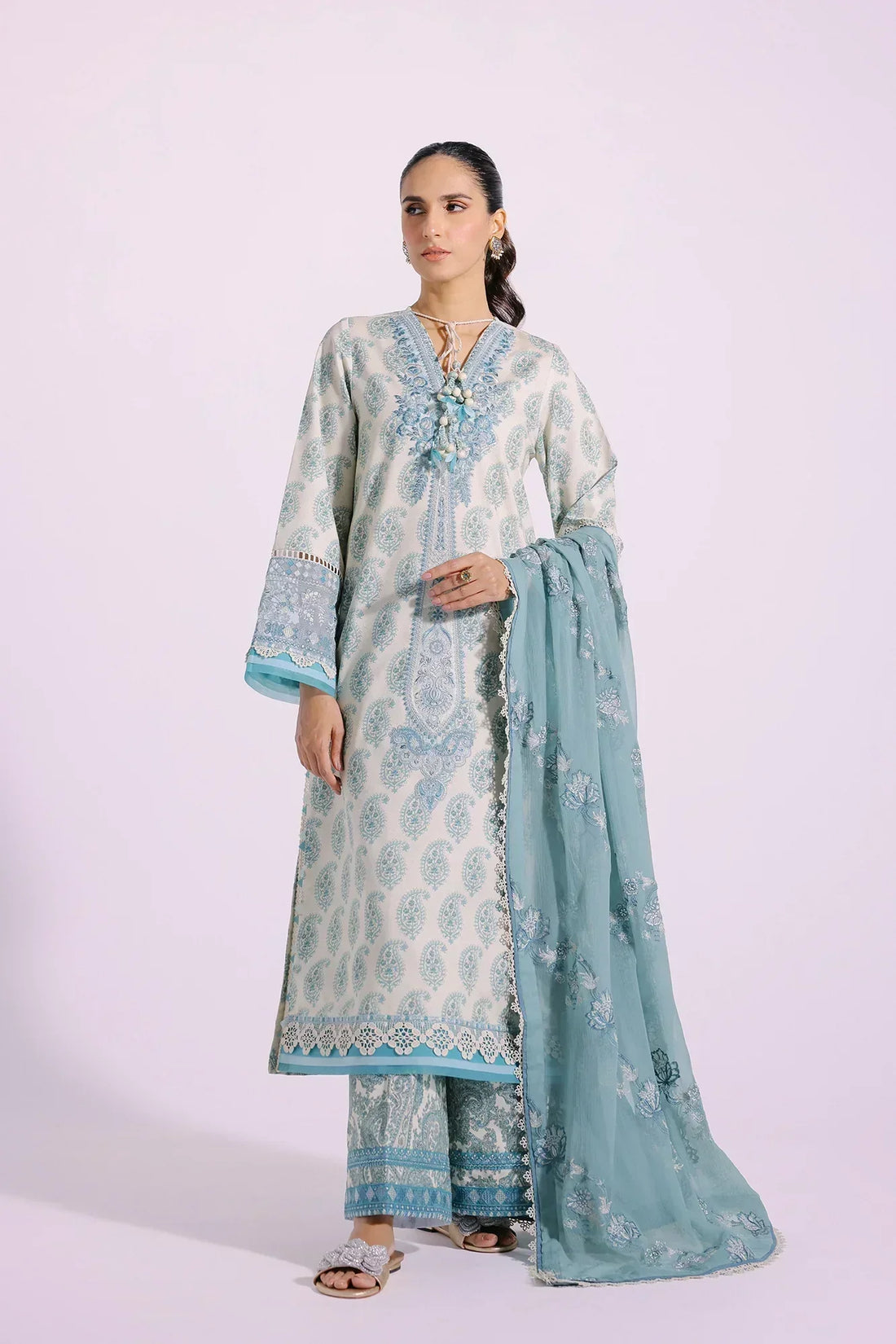 Ethnic | Rozana Collection SS 24 | E0414/203/130 - House Of Anaya