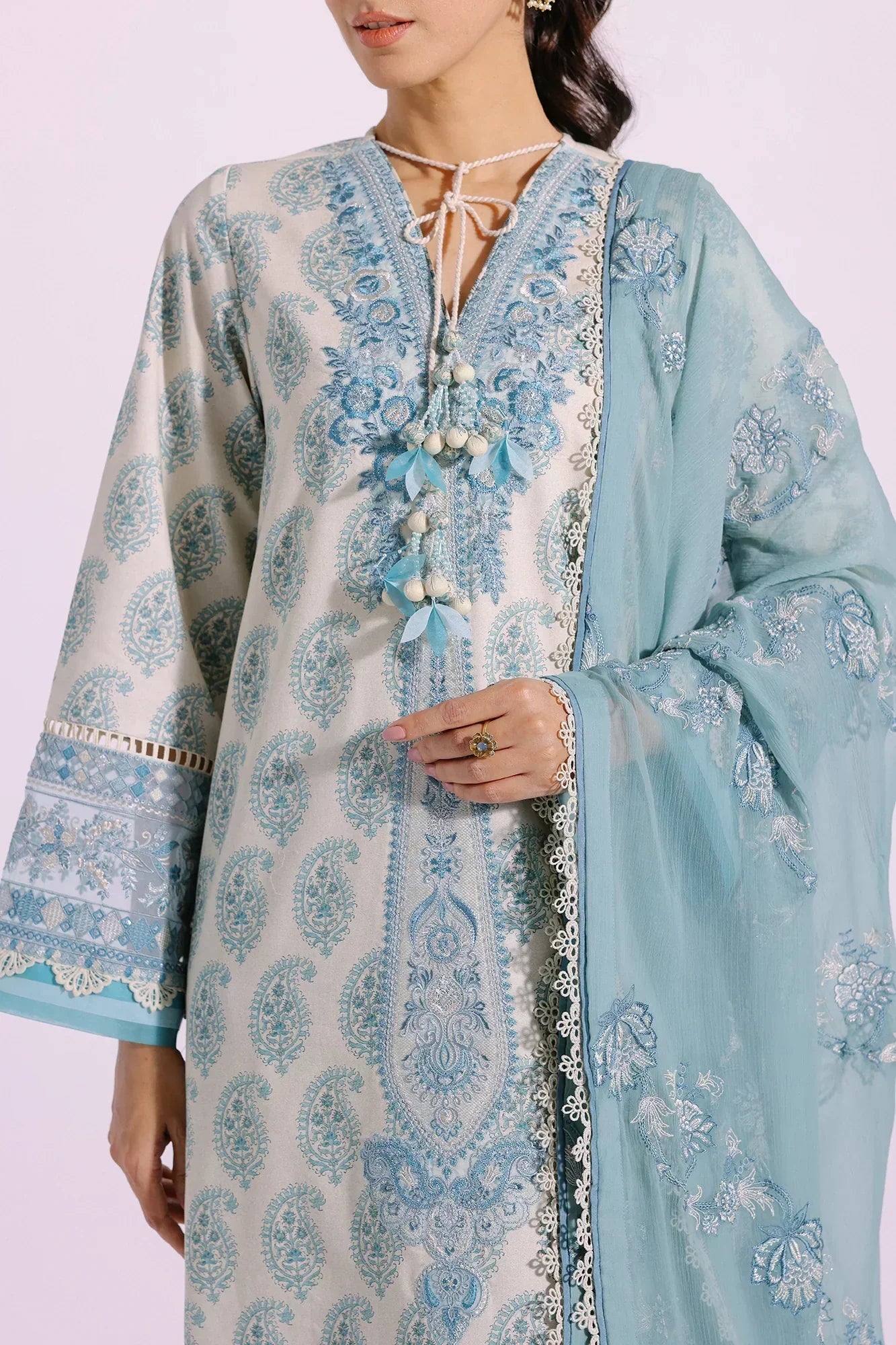 Ethnic | Rozana Collection SS 24 | E0414/203/130 - House Of Anaya
