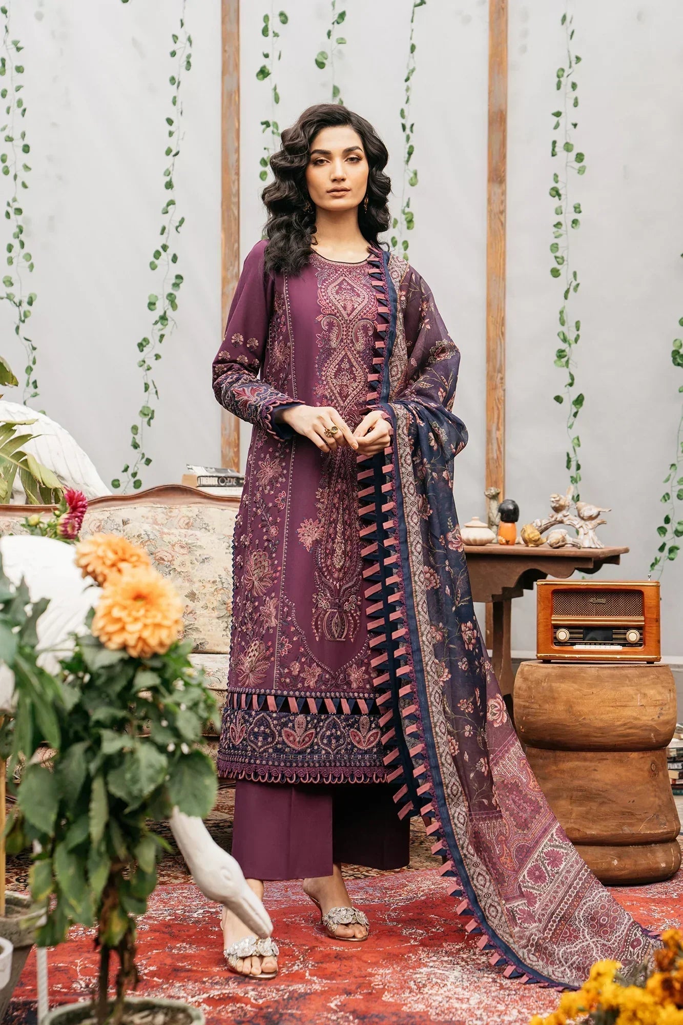 Ethnic | Rozana Collection SS 24 | E0406/203/520 - House Of Anaya