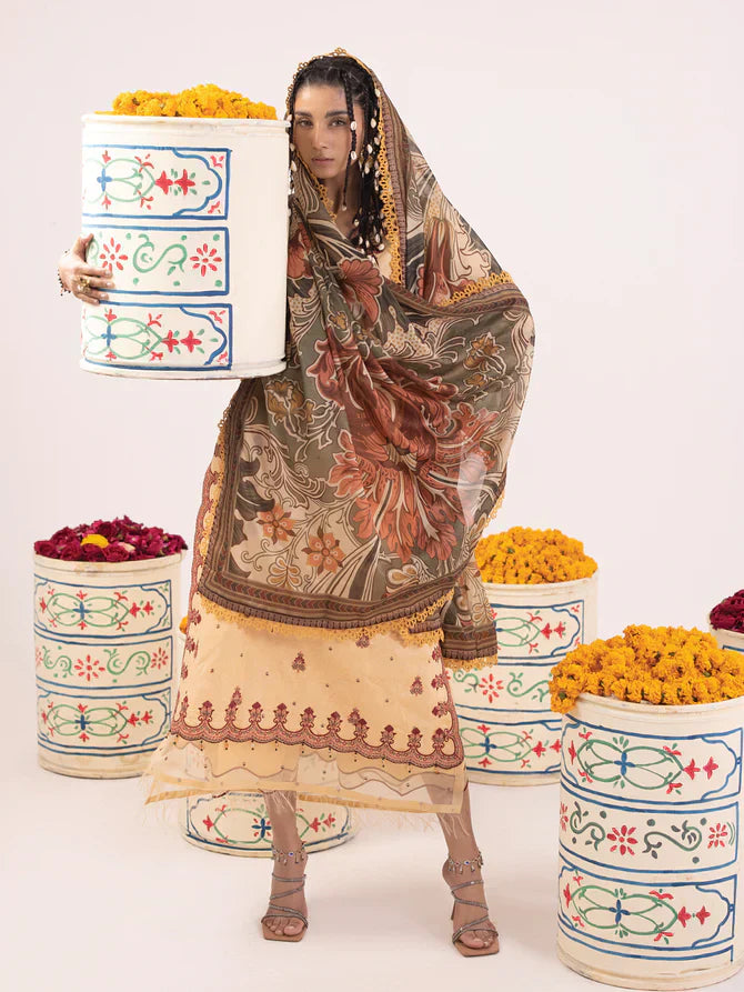 Ittehad | Faiza Faisal Rangeeli Lawn 24 | Gulabo - House Of Anaya