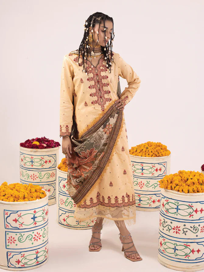 Ittehad | Faiza Faisal Rangeeli Lawn 24 | Gulabo - House Of Anaya