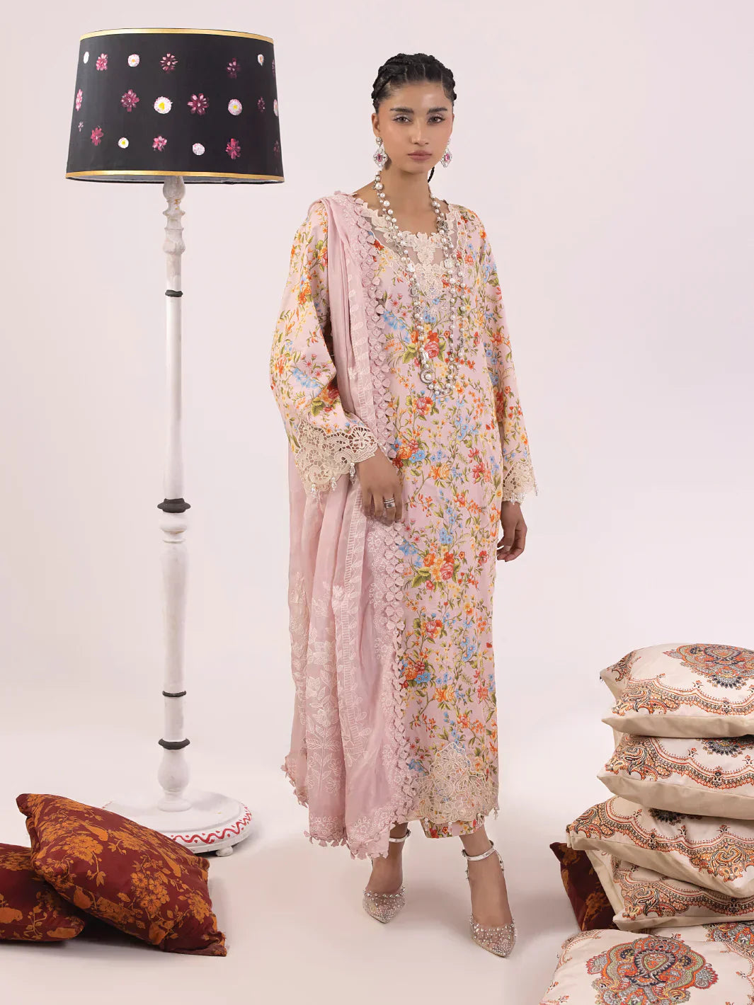 Ittehad | Faiza Faisal Rangeeli Lawn 24 | Laali - House Of Anaya
