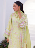 Farah Talib Aziz | Zaza Prints 24 | KELLY LIME SHIRT AND DUPATTA - House Of Anaya