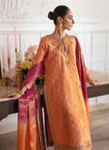 Farah Talib Aziz | Mayna Festive Luxe | ALEEN APRICOT - House Of Anaya