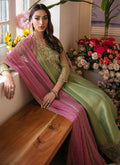Farah Talib Aziz | Mayna Festive Luxe | ANISA APPLE GREEN - House Of Anaya