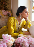 Farah Talib Aziz | Mayna Festive Luxe | Veesta Lime - House Of Anaya