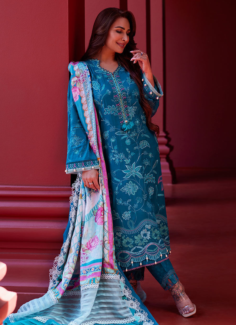 Farah Talib Aziz | Suay Lawn 24 | MOANNA TEAL - House Of Anaya