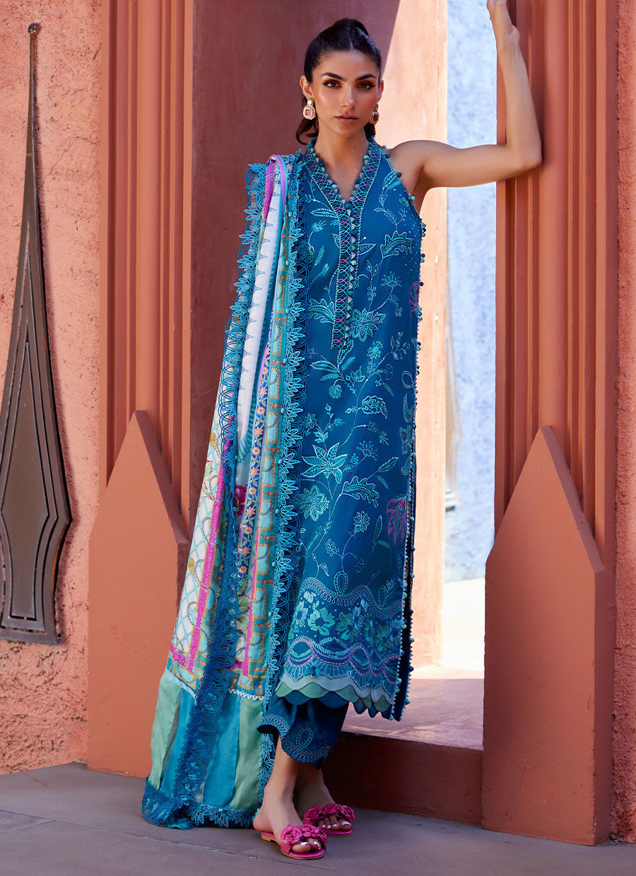 Farah Talib Aziz | Suay Lawn 24 | MOANNA TEAL - House Of Anaya