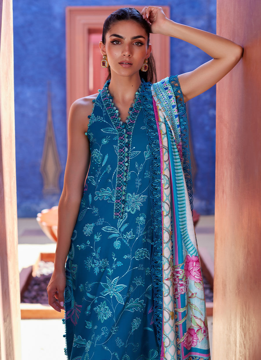 Farah Talib Aziz | Suay Lawn 24 | MOANNA TEAL - House Of Anaya